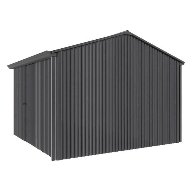 Handi-Heritage Shed H3 3.30X3.30 Roof:Gun Metal Grey Wall:Gun Metal Grey Front/Rear Single Door