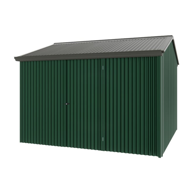 Handi-Heritage Shed H3 3.30X3.30 Roof:Slate Grey Wall:Caulfield Green Front/Rear Single Door