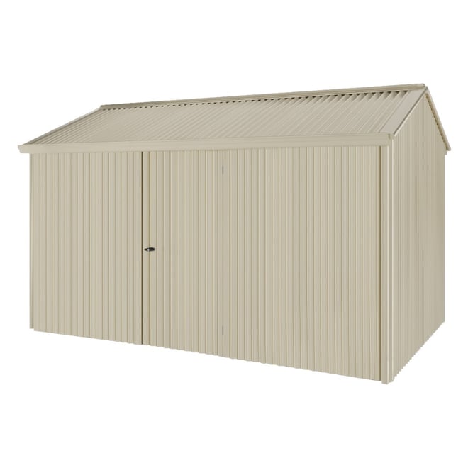 Handi-Heritage Shed H4 3.96X2.52 Roof:Merino Wall:Merino Front/Rear Single Door