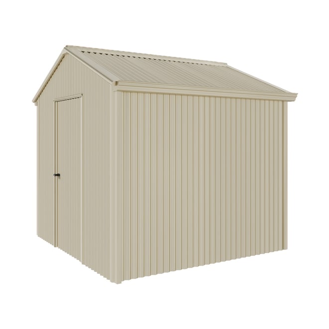 Handi-Heritage Shed H1 2.54X2.52 Roof:Merino Wall:Merino Gable End Single Door
