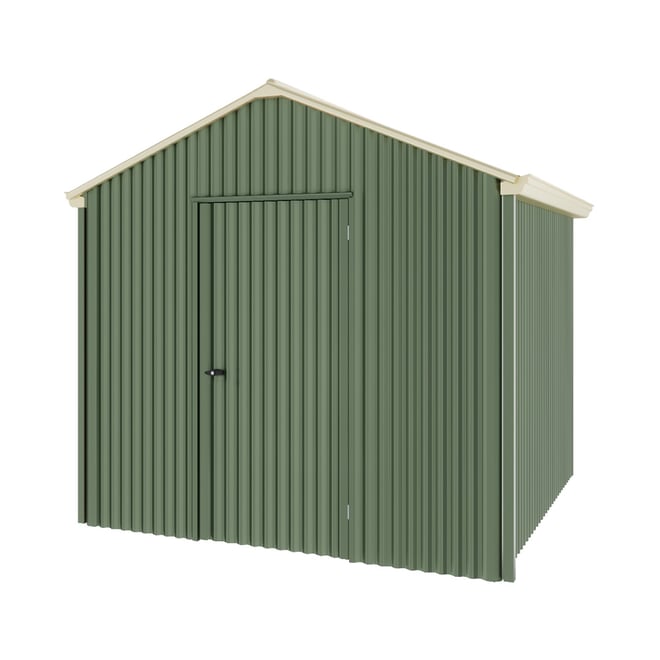 Handi-Heritage Shed H1 2.54X2.52 Roof:Primrose Wall:Rivergum Gable End Single Door