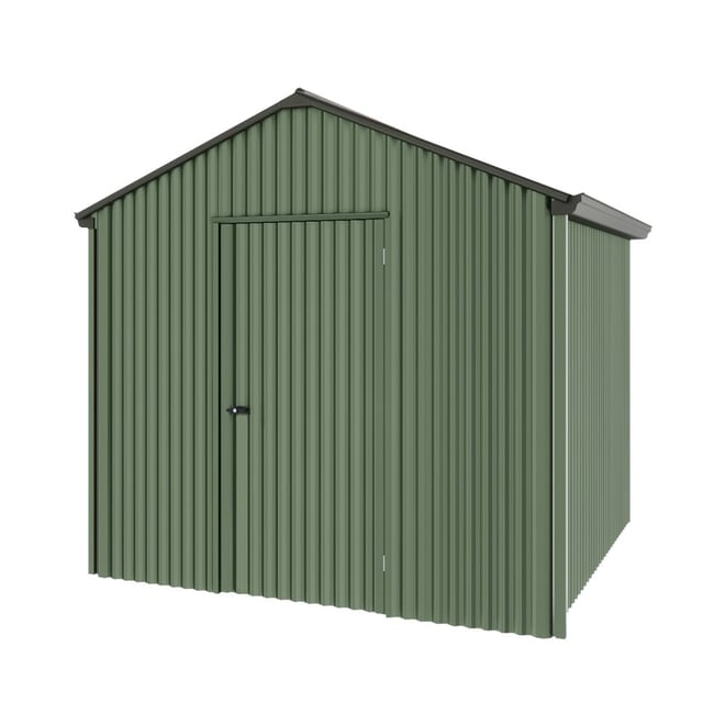 Handi-Heritage Shed H1 2.54X2.52 Roof:Slate Grey Wall:Rivergum Gable End Single Door