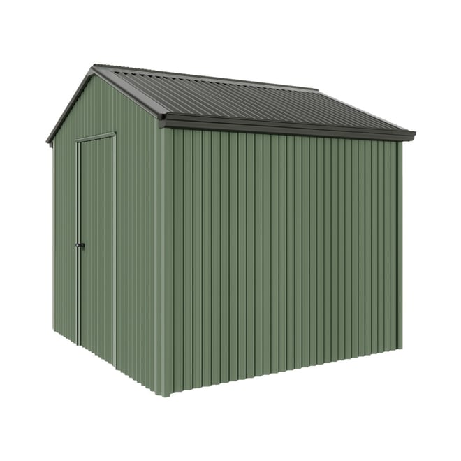 Handi-Heritage Shed H1 2.54X2.52 Roof:Slate Grey Wall:Rivergum Gable End Single Door