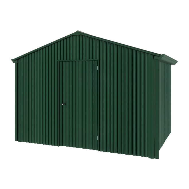 Handi-Heritage Shed H2 3.30X2.52 Roof:Caulfield Green Wall:Caulfield Green Gable End Single Door