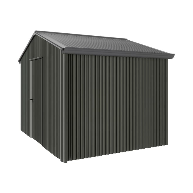 Handi-Heritage Shed H2 3.30X2.52 Roof:Gun Metal Grey Wall:Slate Grey Gable End Single Door