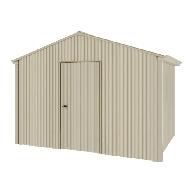 Handi-Heritage Shed H2 3.30X2.52 Roof:Merino Wall:Merino Gable End Single Door