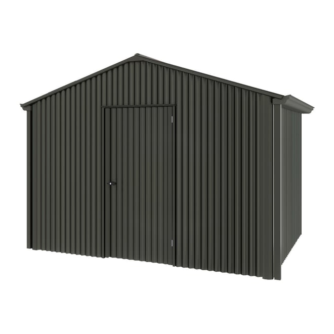 Handi-Heritage Shed H2 3.30X2.52 Roof:Slate Grey Wall:Slate Grey Gable End Single Door