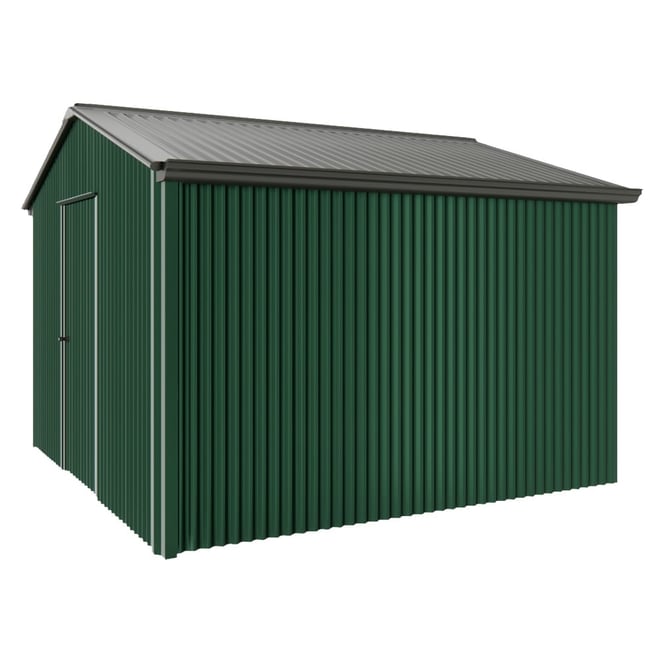 Handi-Heritage Shed H3 3.30X3.30 Roof:Slate Grey Wall:Caulfield Green Gable End Single Door