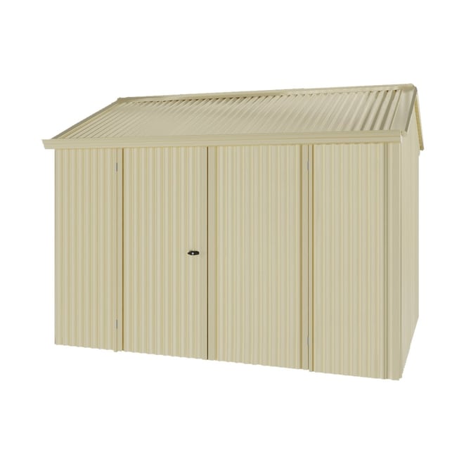 Handi-Heritage Shed H2 3.30X2.52 Roof:Primrose Wall:Primrose Front/Rear Double Door