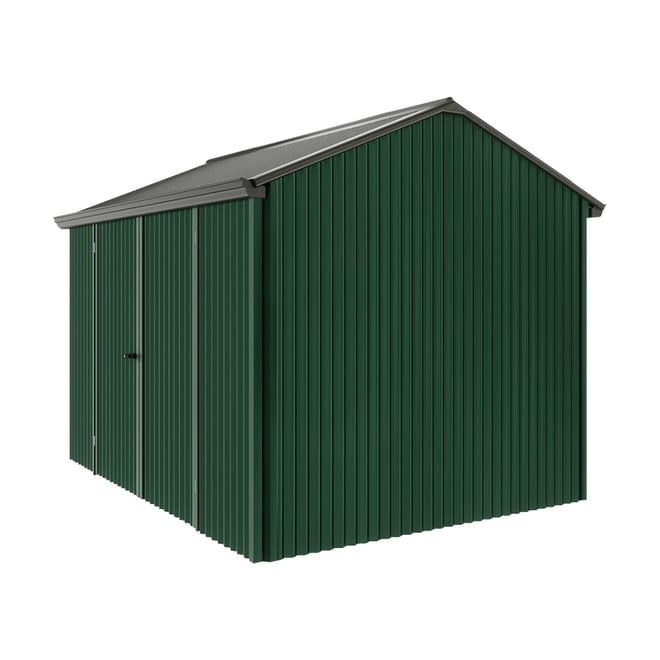 Handi-Heritage Shed H2 3.30X2.52 Roof:Slate Grey Wall:Caulfield Green Front/Rear Double Door