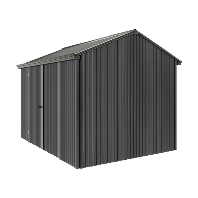 Handi-Heritage Shed H2 3.30X2.52 Roof:Slate Grey Wall:Gun Metal Grey Front/Rear Double Door