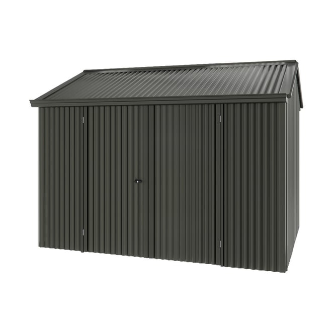Handi-Heritage Shed H2 3.30X2.52 Roof:Slate Grey Wall:Slate Grey Front/Rear Double Door