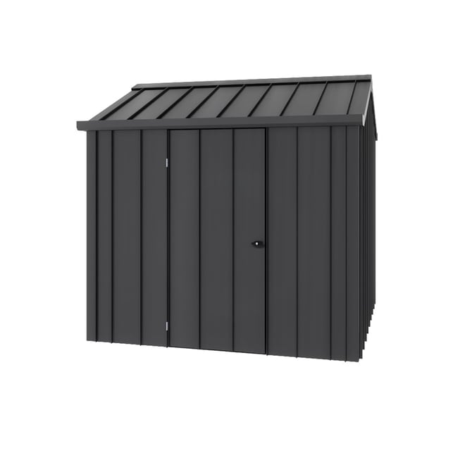 Handi-Hilander Garden Shed HH1 2.48x2.63m Gutter Side Door Gun Metal Grey