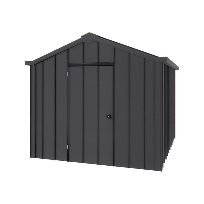 Handi-Hilander Garden Shed HH2 3.25x2.63m Gable End Door Gun Metal Grey