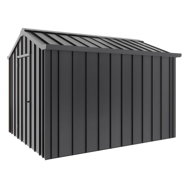 Handi-Hilander Garden Shed HH2 3.25x2.63m Gable End Door Gun Metal Grey