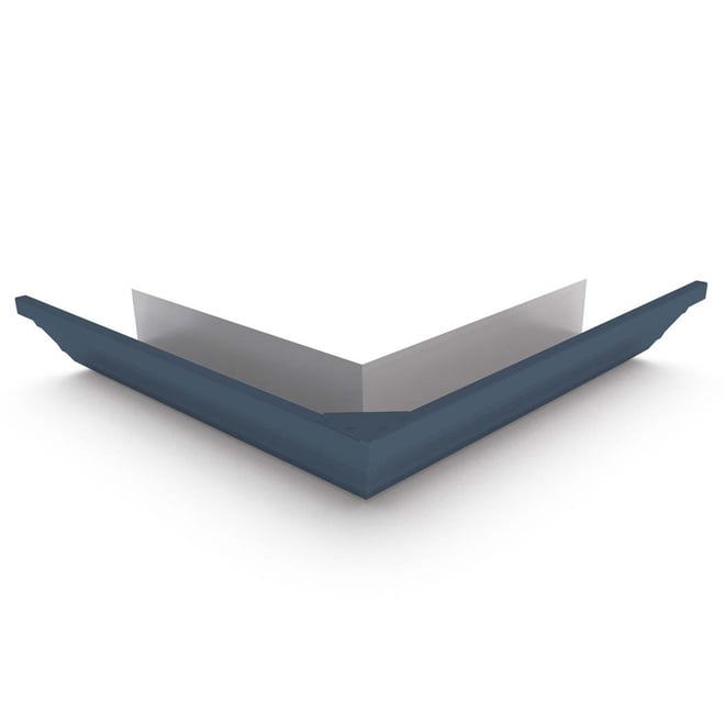 HK Gutter External Mitre Dark Stone