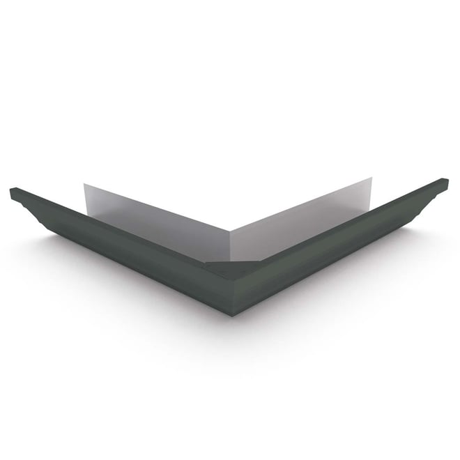 HK Gutter External Mitre Slate Grey