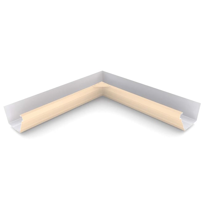HK Gutter Internal Mitre Smooth Cream