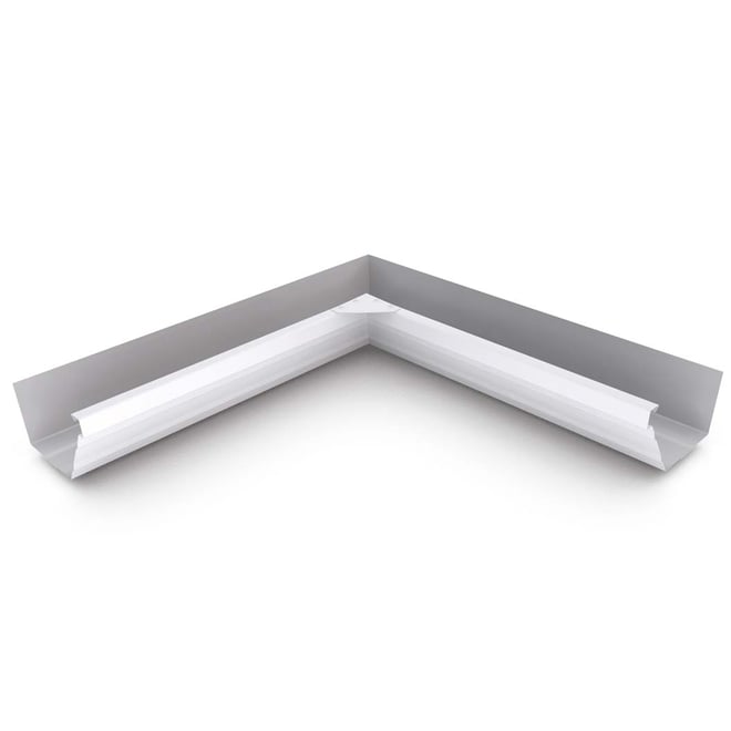 HK Gutter Internal Mitre Off White