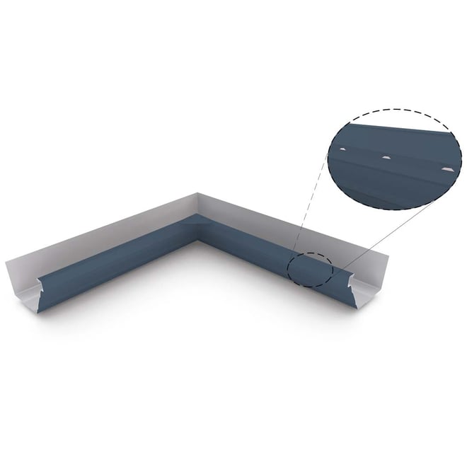 HK Gutter Internal Mitre Slotted Dark Stone