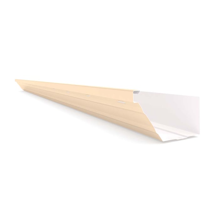 HK Gutter Slotted Smooth Cream