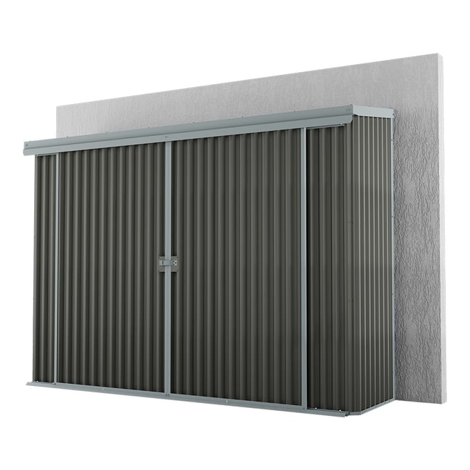 Handi-Locker Wall Mount Shed Slate Grey