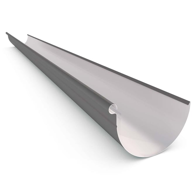 Half Round Gutter Cobblestone