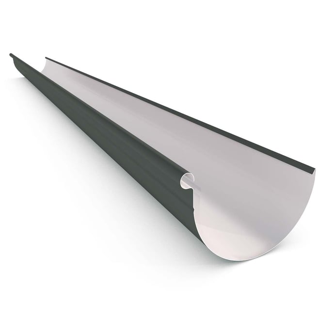 Half Round Gutter Slate Grey