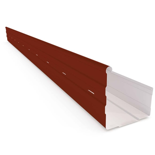 Hi-Square Gutter Slotted Heritage Red