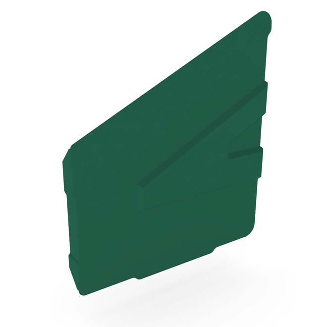 Hi-Square Gutter Stop End Left Hand Caulfield Green