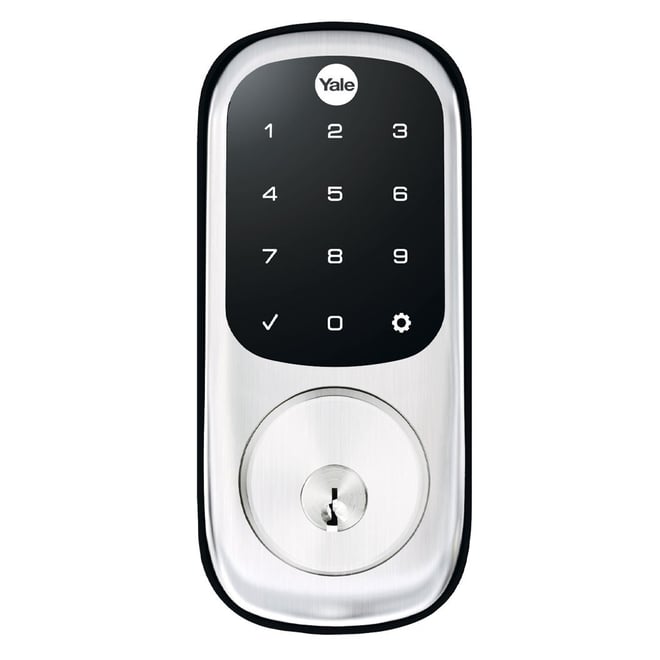 Deadbolt Keyless Dig Satin Chrome