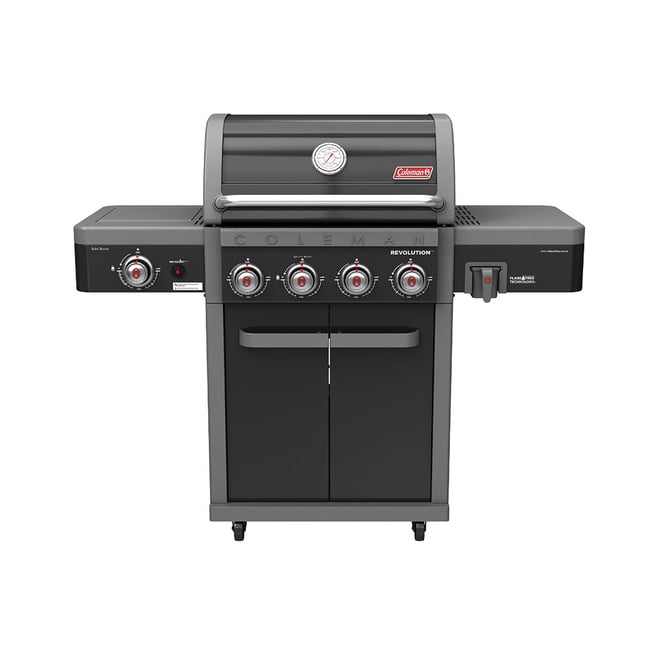 Coleman Revolution 4 Burner BBQ With Side Burner - Shadow Gloss