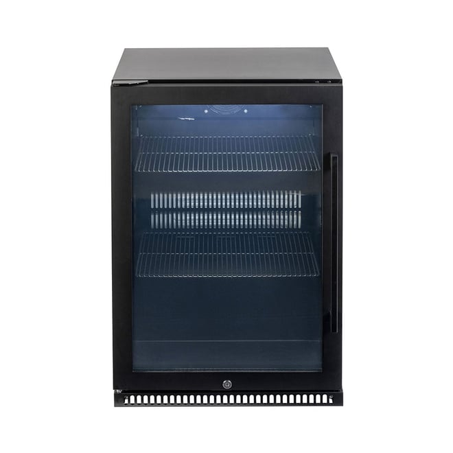 Euro Alfresco Left Hand Single Door Beverage Cooler 118 litre Black