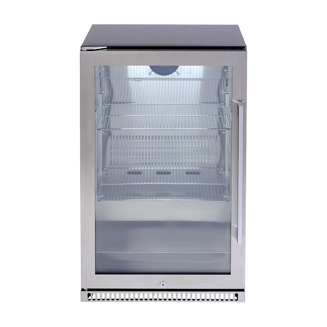 Euro Alfresco Left Hand Single Door Beverage Cooler 118 litre Stainless Steel