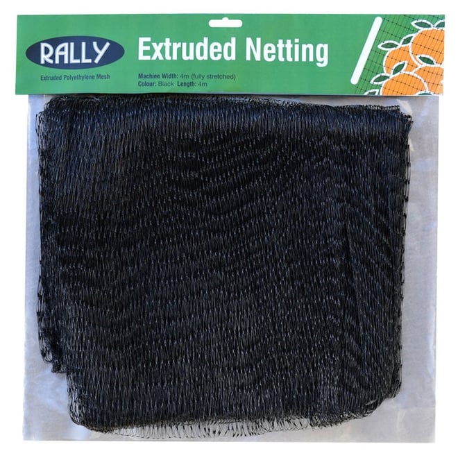 PVC Anti-Bird Netting 4 x 4m Black