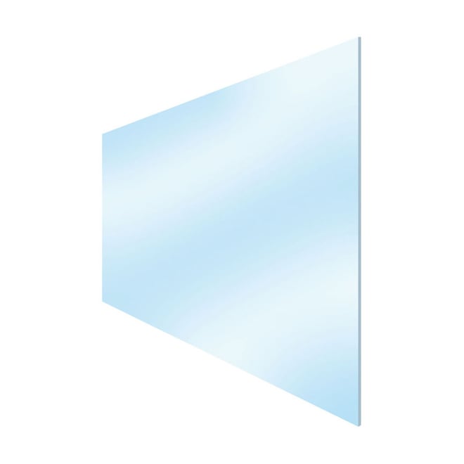 Frameless Glass Fencing Panel 12mm Thick 1500mm W x 1200mm H