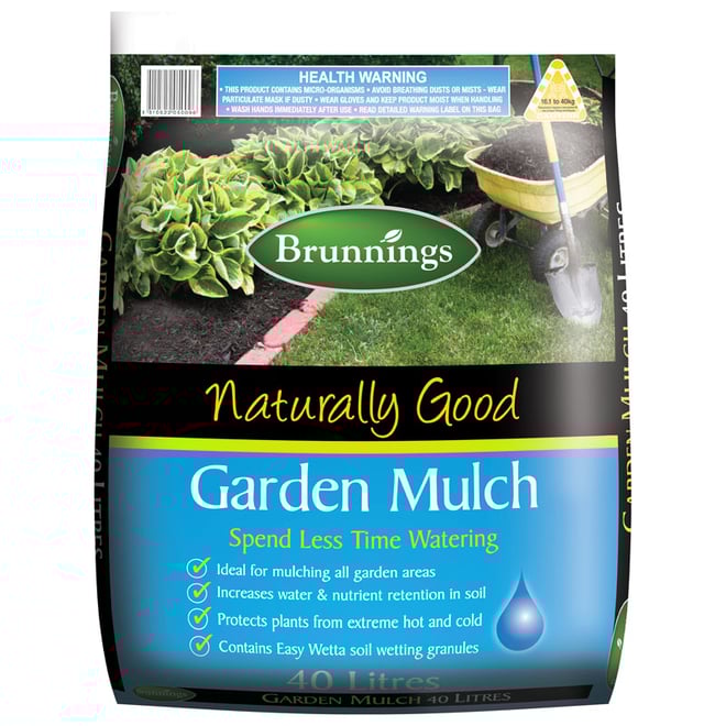 Brunnings Easy Wetta Mulch 40L