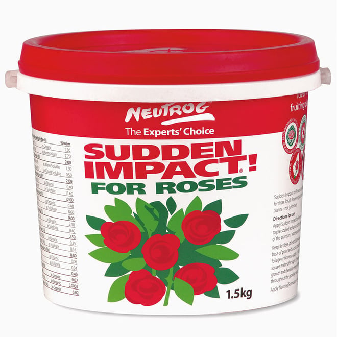 Neutrog Sudden Impact Roses Fertiliser 1.5kg