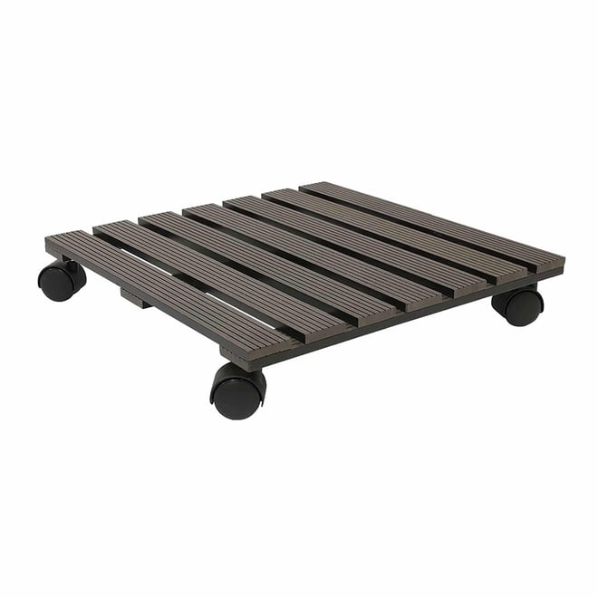 Jack 29cm Charcoal Square Pot Trolley