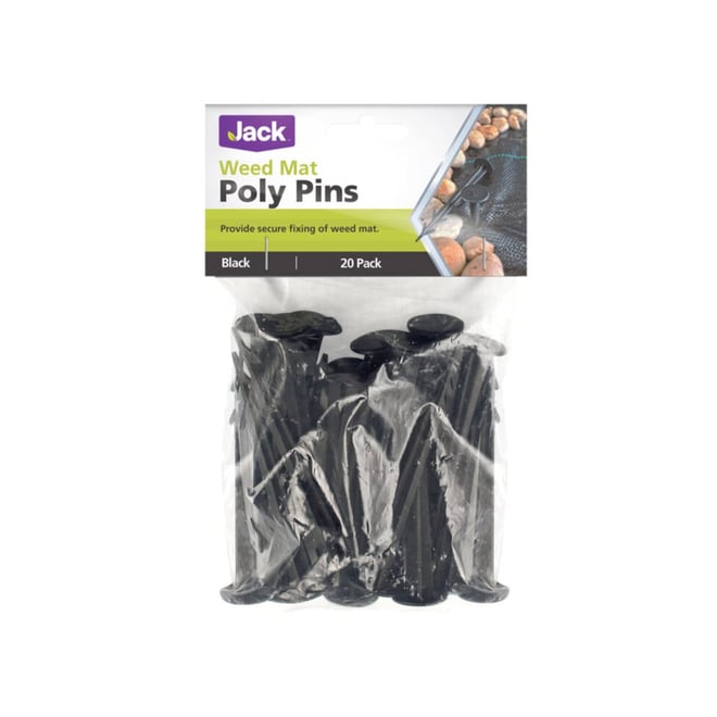 Weed Mat Poly Pins 20 Pack