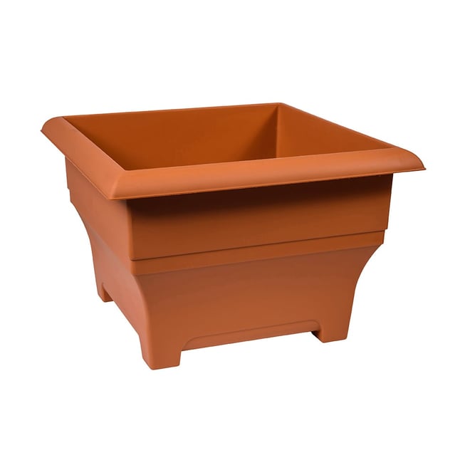 Warratah Square Patio Pot 430mm Terracotta