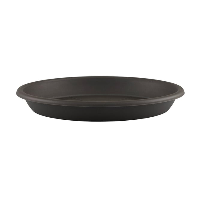 Round Saucer to Suit Madagascar Plastic Pot Anthracite 11.5CM