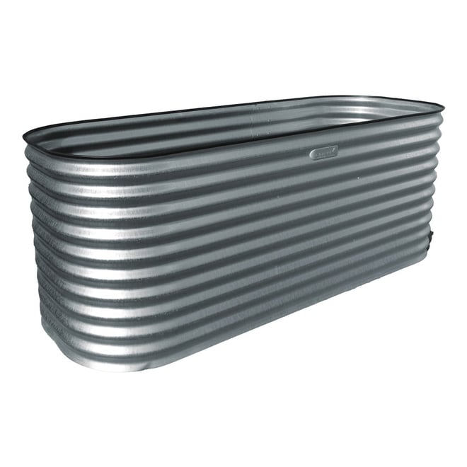 Amari Galvanised Raised Garden Bed Slimline 1500 x 650 x 800mm