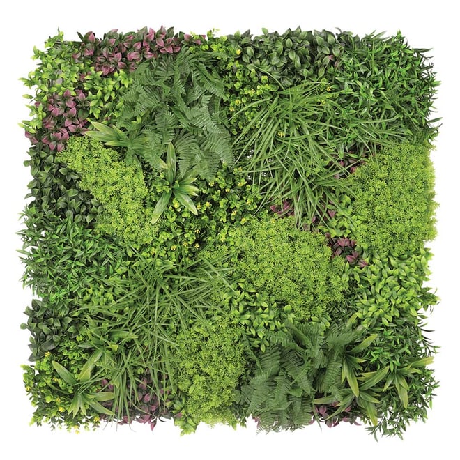 Garden Craft Mixed Moss Foliage Premium Artificial Hedge Tile
