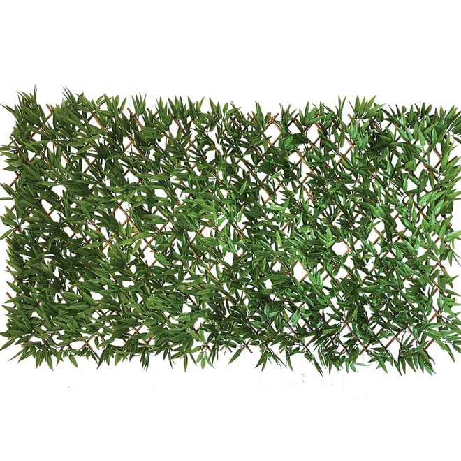 Garden Craft Bamboo Leaf Expanding Bamboo Artifical Hedge Trellis