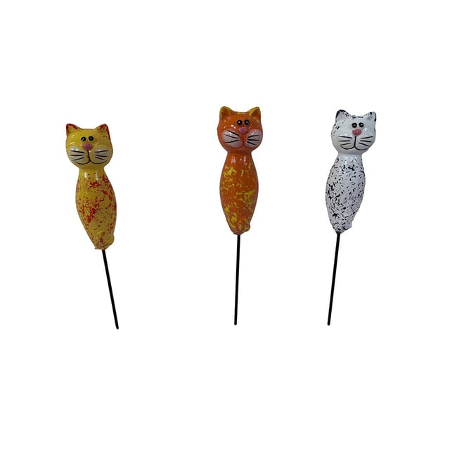 Tall Cat Mixed Corflute 5X4.5X25cm