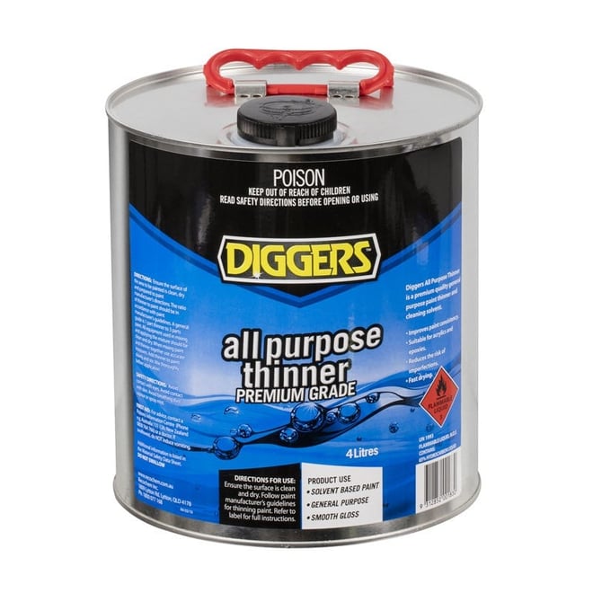 Diggers 4L All Purpose Thinner