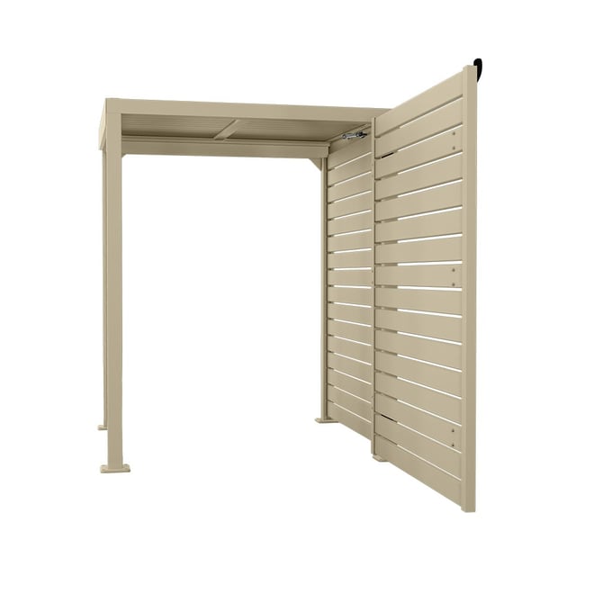 Slat Pool Pump Cover 1000 x 1204 x 916mm Merino Single Door With Lid