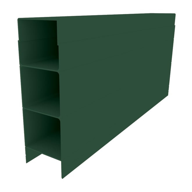 Aluminium Plinth Caufield Green 150x50x2350mm
