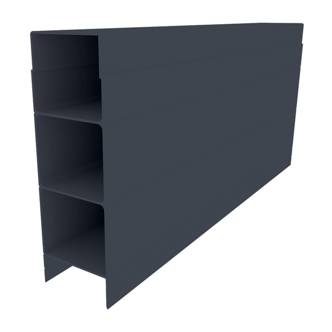 Aluminium Plinth Dark Stone 150x50x2350mm